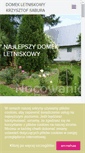Mobile Screenshot of domki-wetlina.com.pl