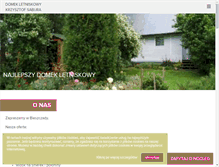 Tablet Screenshot of domki-wetlina.com.pl